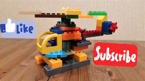 Lego duplo HELICOPTER (Вертолет из лего duplo) - YouTube