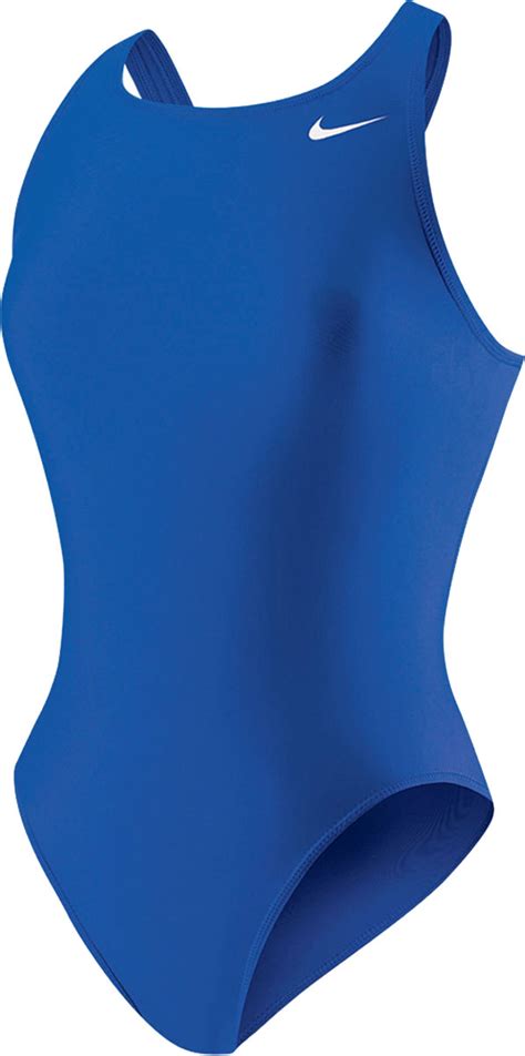 Nike Swim Ladies Poly Core Solid Fast Back Tank One Piece Swimsuit