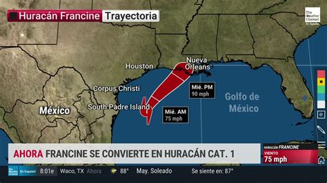 Se Forma El Hurac N Francine En El Golfo Videos De The Weather Channel