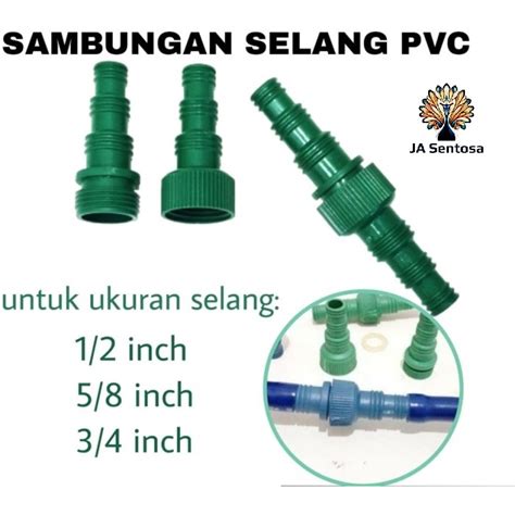 Jual Sambungan Selang Air Universal Inch Penyambung Saluran