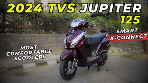 2024 TVS Jupiter 125 Smart X Connect Ride Review Features Price