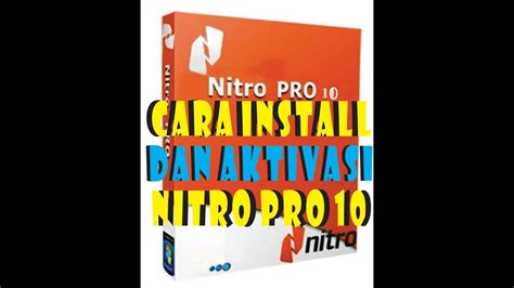 Cara Install Dan Aktivasi Nitro Pro 10 Media Tutorial YouTube