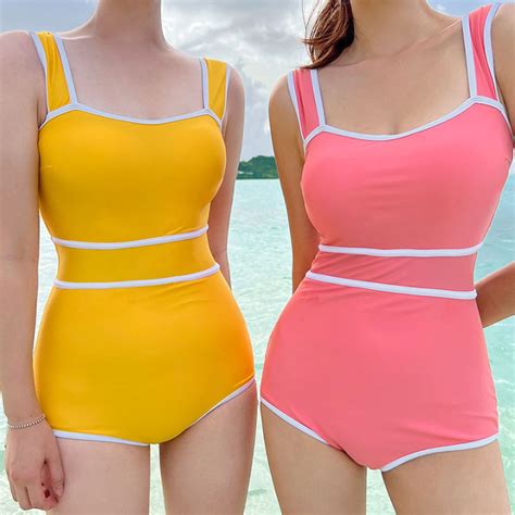 Mohan Korean Swimwear New Fashion 1 Piece Bikini Triangle One Piece