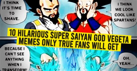 10 Hilarious Super Saiyan God Vegeta Memes Only True Fans Will Get ...