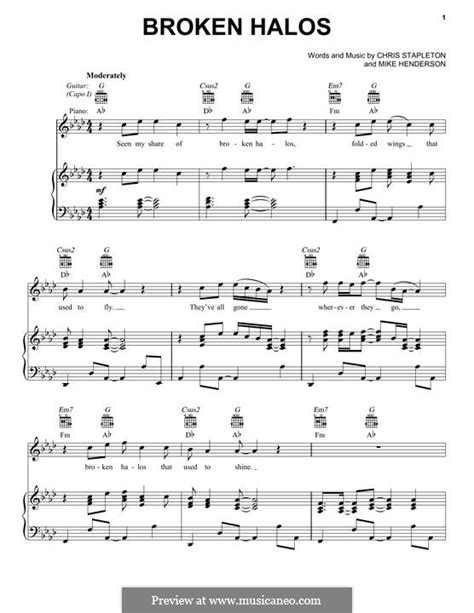 Broken Halos by C. Stapleton, M.J. Henderson - sheet music on MusicaNeo