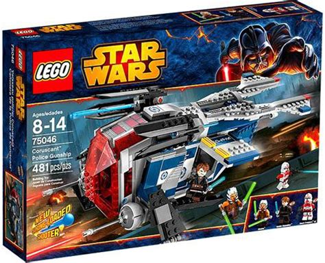 LEGO Star Wars The Clone Wars Coruscant Police Gunship Set 75046 - ToyWiz