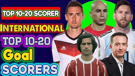 Top 10 20 International Highest Goal Scorer Highest International Goal