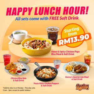 Enjoy Kenny Rogers ROASTERS Lunch Sets From RM13 90 New Options Available