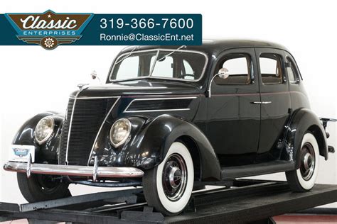 Black 1937 Ford Deluxe Sedan For Sale Mcg Marketplace