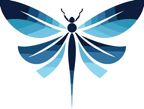 Abstract Blue Dragonfly Illustration 49262194 Vector Art at Vecteezy