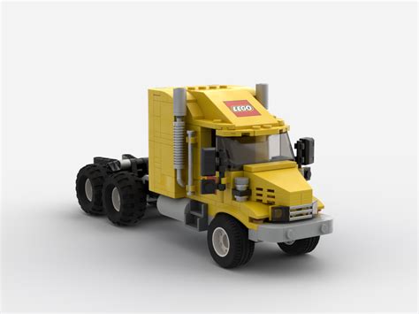 Lego Moc Classic Yellow Truck By Owstin Rebrickable Build With Lego