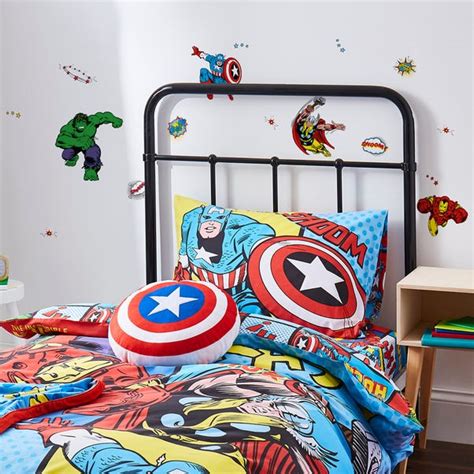 Disney Marvel Comics Wall Stickers | Dunelm