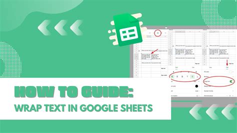 How To Guide Wrap Text In Google Sheets