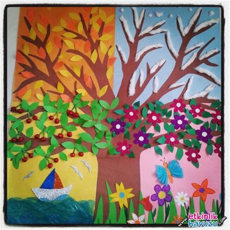 4 Seasons Tree Craft 1 Crafts And Worksheets For Preschooltoddler