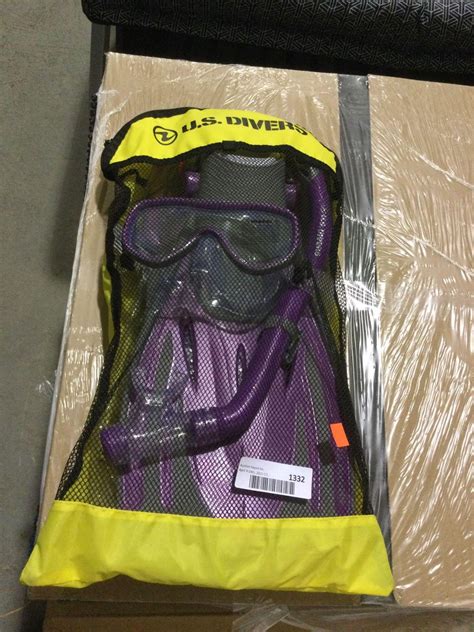 Us Diver Snorkel Set Size Sm