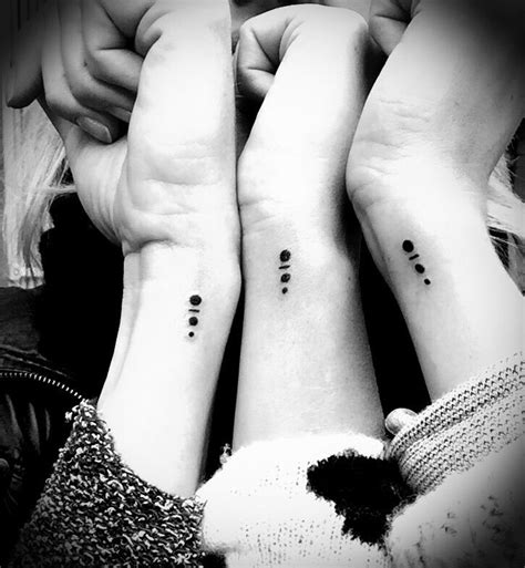 Siblings' tattoo. Three sisters who wanted a siblings' tattoo and one ...