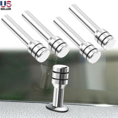 Aluminum Universal Vehicle Car Interior Door Lock Stick Knob Pull