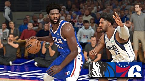 Mavericks At Sixers Nba 2022 23 Season Nba 2k23 Realism Gameplay Youtube