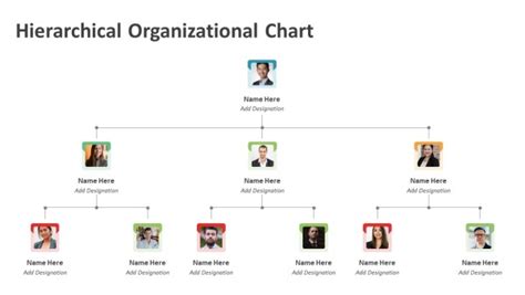hierarchical organizational chart powerpoint   templates