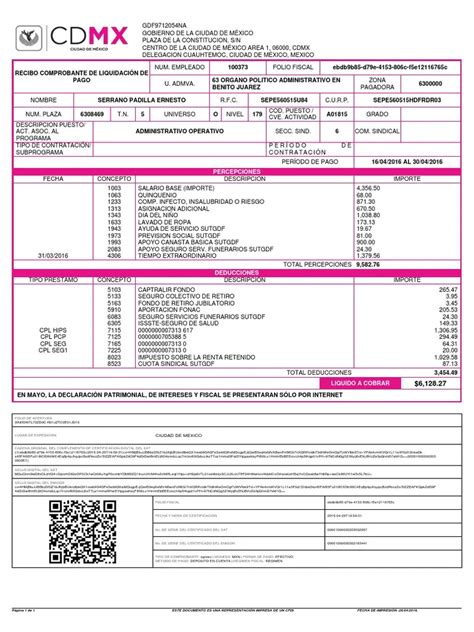 Capital Humano Recibos De Pago Consulta Y Verifica Tus Pagos Bonos