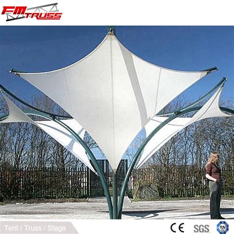 PVDF PTFE ETFE Stadium Shade Tent Tensile Membrane Structure Tensile