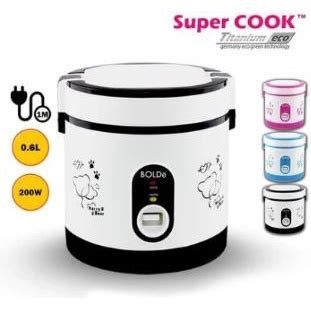 Jual Bolde Super Cook Titanium Eco L Rice Cooker Alat Masak Nasi