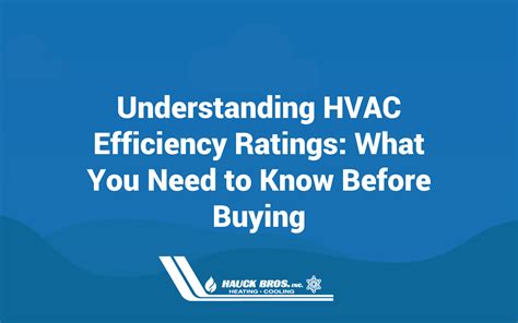 Understanding HVAC Efficiency Ratings What You Need To Know Before