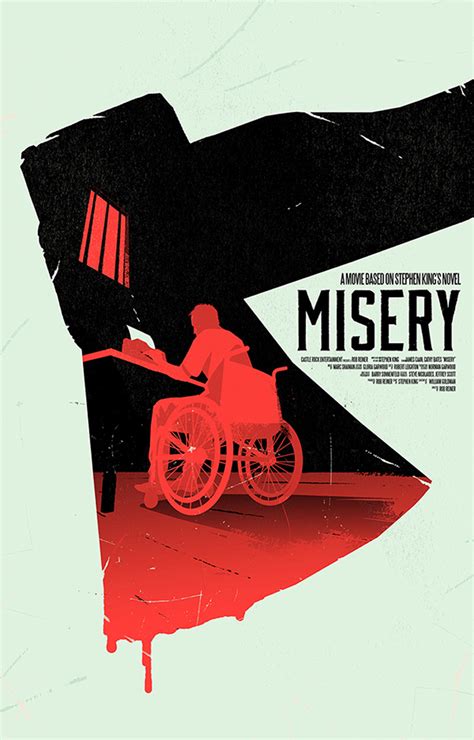 Misery by Levente Szabo - Home of the Alternative Movie Poster -AMP-