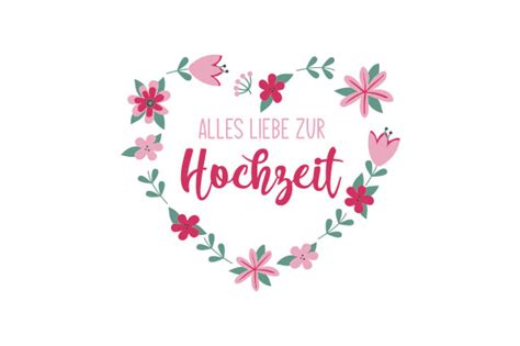 Alles Liebe Zur Hochzeit Creative Fabrica