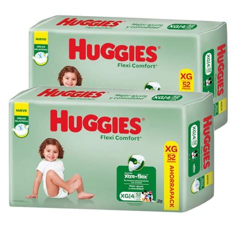 Combo Huggies Flexi Comfort Xg X 104 Bandm Diapers