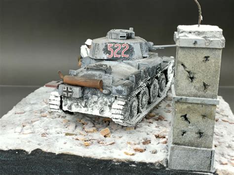 1 35 Built WWII Battle Of Stalingrad 38t Tank W Infantry Combat Diorama