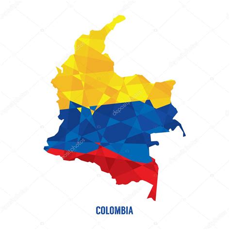 Mapa De Colombia Ilustracion Vectorial Detallada Vector Grafico Images