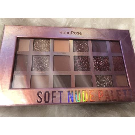 Paleta Soft Nude Ruby Rose Shopee Brasil