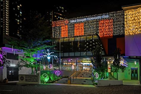 Telok Blangah Community Club Decorations Lighted Up For Th Flickr