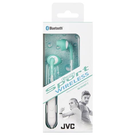 Buy Jvc Gumy Sport Wireless Earphone With Nozzle Fit Mint Blue Haen10btz Online In Uae Sharaf Dg