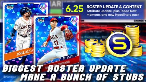 Biggest Roster Update Ever Make Huge Stubs On New Diamonds Roster