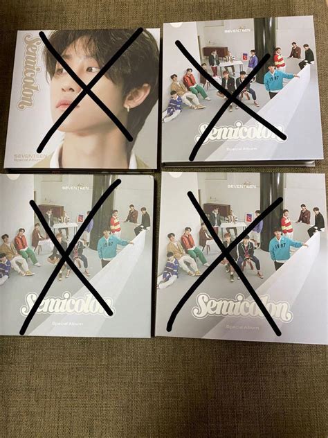 WTS Seventeen Svt Semicolon Album Pc Photocards Hobbies Toys