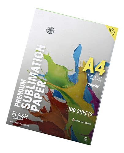 Papel Sublimático Globinho Mundi Premium A4 100 Folhas Mercadolivre