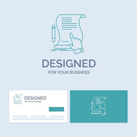 Contract Document Paper Sign Agreement Application Business Logo