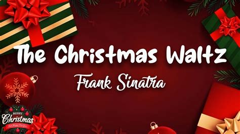 The Christmas Waltz Frank Sinatra Lyric Youtube