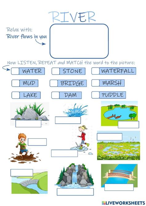 River And Water Worksheet Live Worksheets Worksheets Library