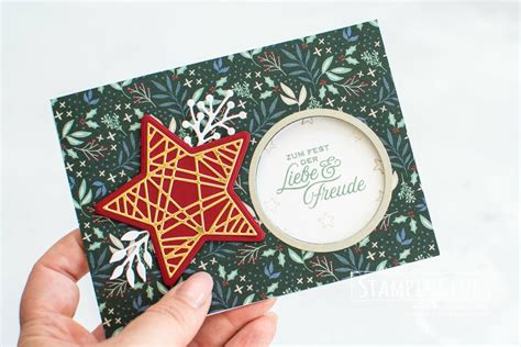 Erste Weihnachtskarte Stampinclub Stampin Up Ideen Mit