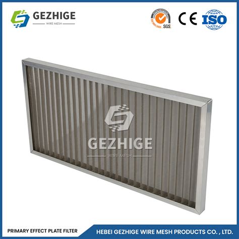 Gezhige Filter Element Cartridge Factory Custom Plate Aluminum Frame