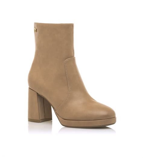 Mariamare Botines casual beige Altura tacón 8cm Tienda Esdemarca