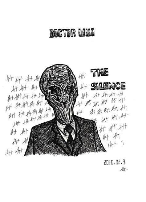 Doctor Who - The Silence by AldorDraw on DeviantArt