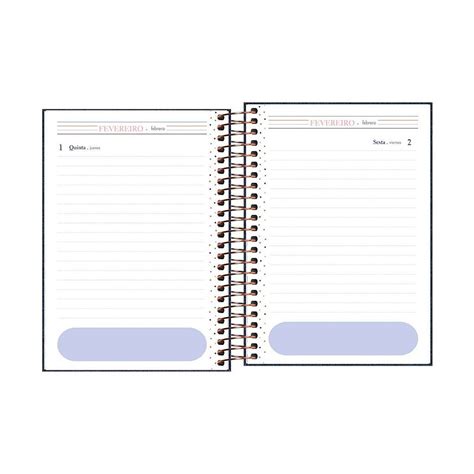 Agenda Espiral Cambridge Denim 2024 Tilibra 315168 Papelaria Jambo