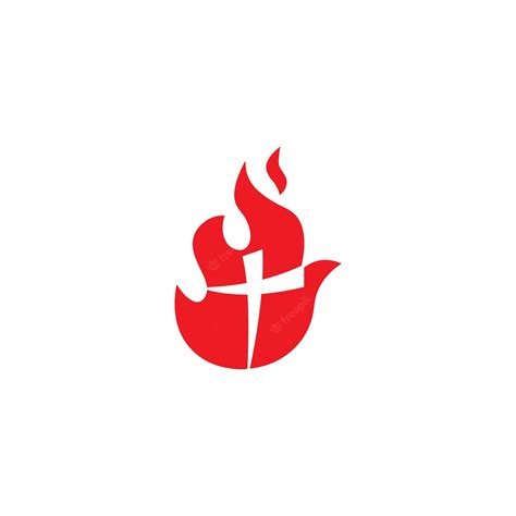 Premium Vector | Fire church logo