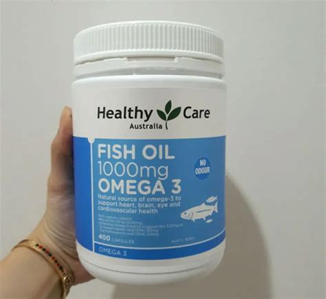 Healthy Care Fish Oil Minyak Ikan Omega 3 1000mg 1000 Mg Isi 400 Caps