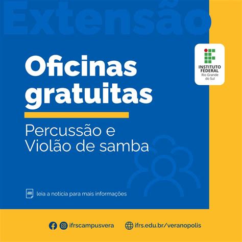 Abertas Inscri Es Para Oficinas Gratuitas De Percuss O E Viol O De