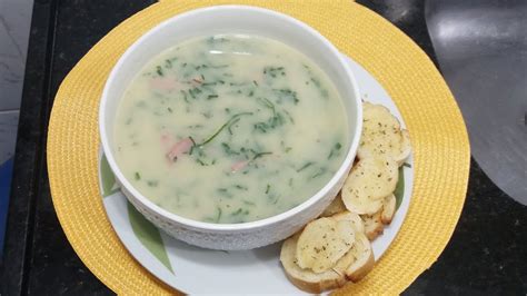 Caldo Verde Tradicional Batata Couve E Calabresa Youtube